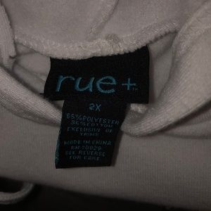 Rue21 Jackets & Coats - rainbow lettering on white sweatshirt “HUSTLE” Rue21 Jackets & Coats - rainbow lettering on white sweatshirt “HUSTLE”